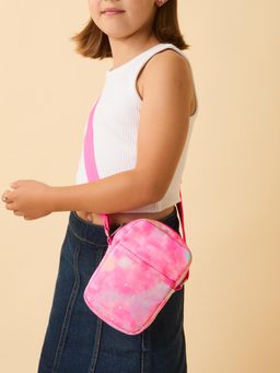 Accessorize London - Multi-Color Polyester Tie & Dye Sling Bag