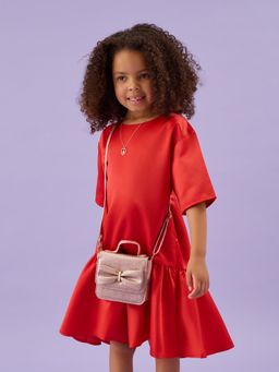 Accessorize London - Pink Polyester Embellished/Sequined Sling Bag