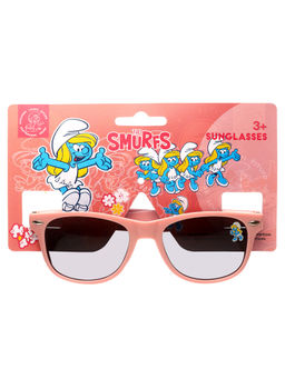 Stol'N - Pink Uv Protected Smurfs Sunglass with Hard Case (3-12 Years)