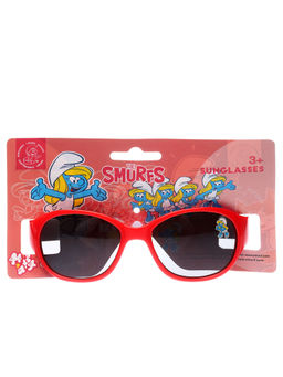 Stol'N - Red Uv Protected Smurfs Sunglass with Hard Case (3-12 Years)