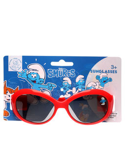 Stol'N - Red Uv Protected Cat-Eye Smurfs Sunglass with Hard Case (3-12 Years)