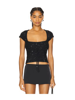 GUIZIO - Miki Sequin Knit Top