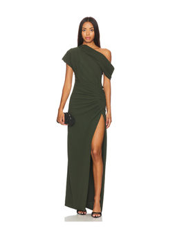 SIMKHAI - Kally Draped Midi Dress