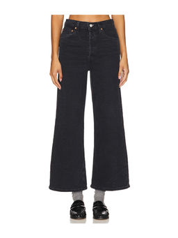 RE DONE - High Rise Wide Leg Crop