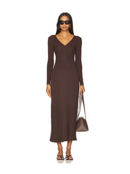 Sovere - Laced Long Sleeve Midi Dress