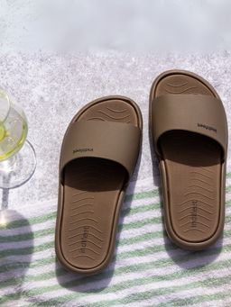 Indifeet - Brown Comfortable and Latest EVA Rubber Sliders