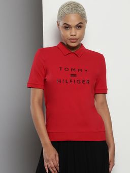 Tommy Hilfiger - Embroidered Logo Relaxed-Fit Cotton Polo T-Shirt