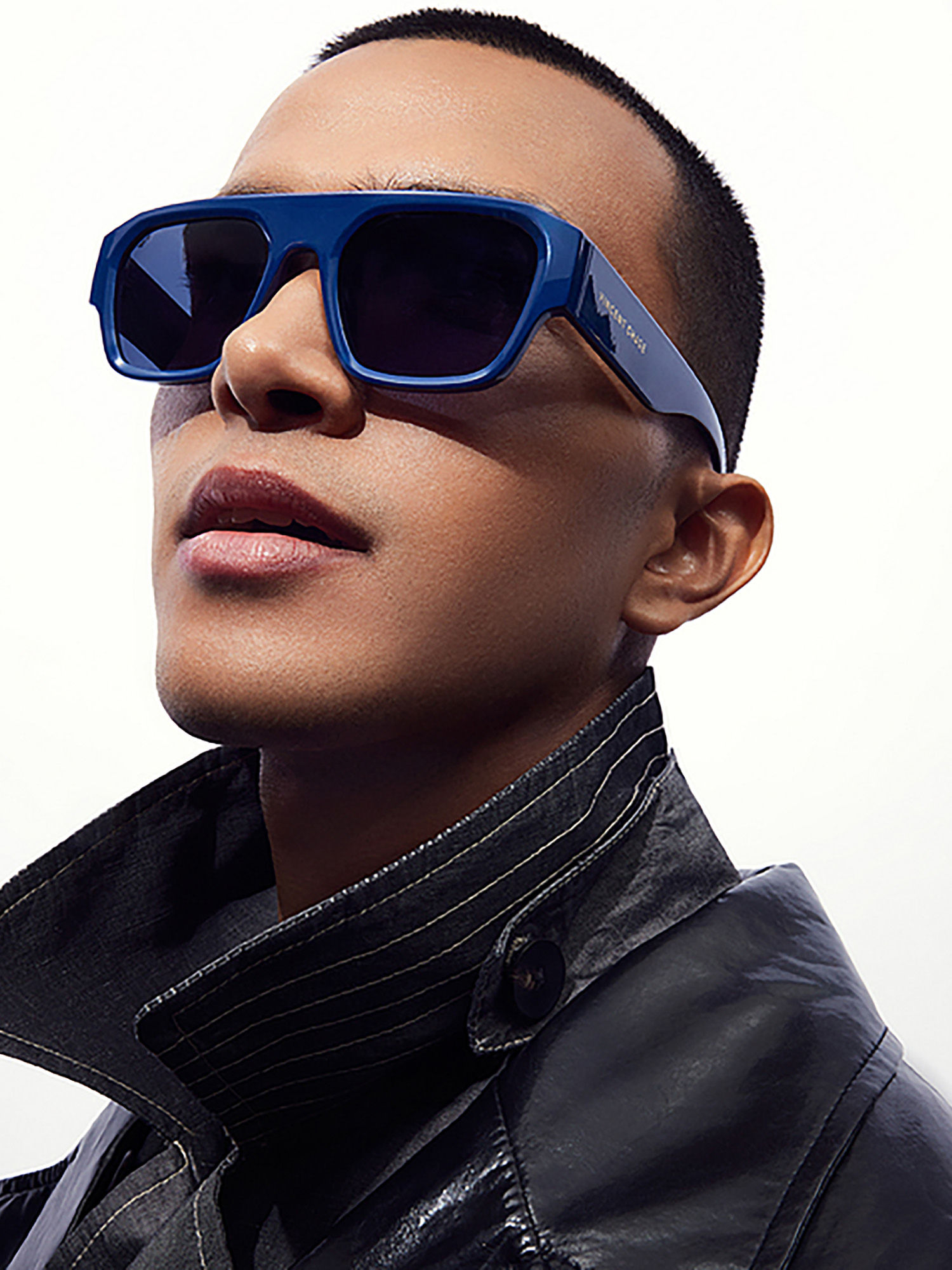 Buy Vincent Chase by Lenskart Blue Full Rim Wayfarer Polarized