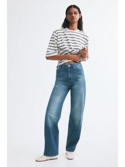 H&M - Women Blue Straight High Jeans