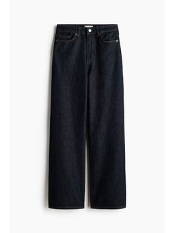 H&M - Women Blue Wide High Waist Jeans