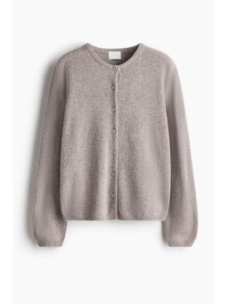 H&M - Women Beige Loose-Fit Cardigan