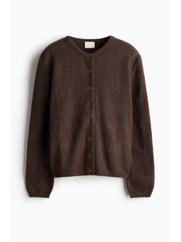 H&M - Women Brown Loose-Fit Cardigan