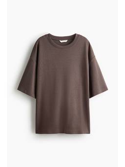 H&M - Women Beige Interlock T-Shirt