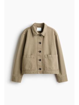 H&M - Women Green Cotton Denim Jacket