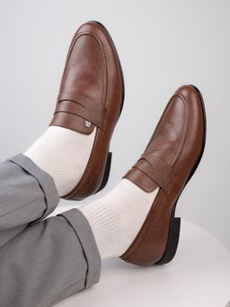 Alberto Torresi - Genuine Leather Nancy Penny Loafers 630 Tan