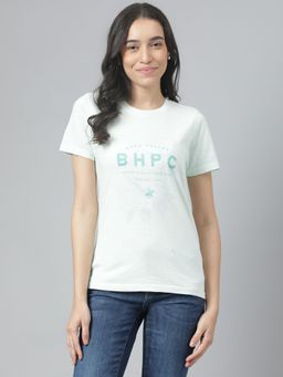 Beverly Hills Polo Club - Napa Valley Hydrangrea Tee White