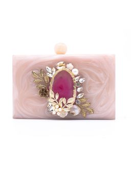 sugarcrush - Pink Luxury Embellished Clutch