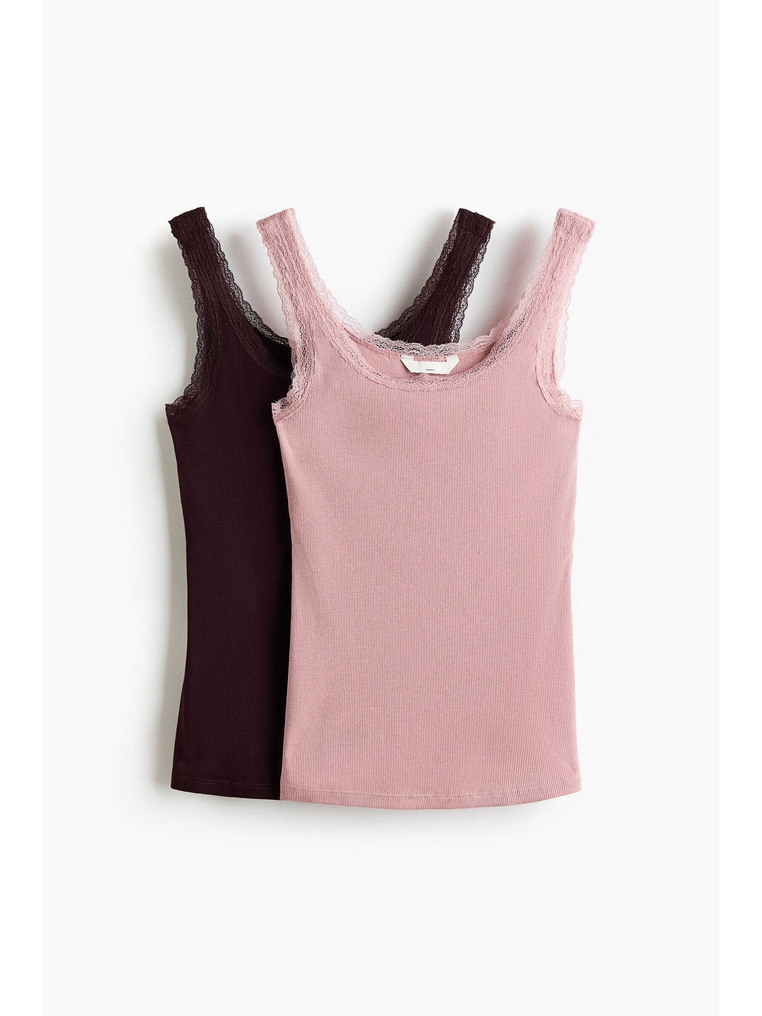 h&m Women Pink Mama 2-Pack Nursing Vest Tops-picture-16