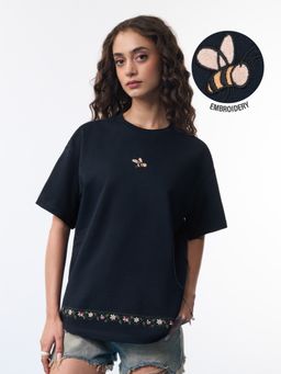 The Souled Store - Official Winnie The Pooh: Peace Women Oversized T-Shirt