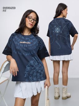 The Souled Store - Desi Drop: Na Aadi Na Ant Women Oversized T-Shirt