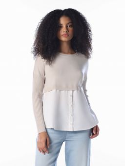ONLY - Women'S Solid Regular Fit Assorted Top