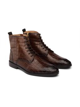 DABLR SHOES - Cardif - Chestnut Brown Leather Casual Boot