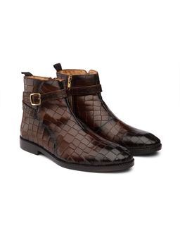 DABLR SHOES - Derben - Chestnut Brown Leather Casual Boot