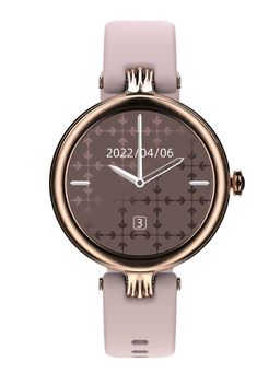 Pebble - Venus Bluetooth Calling Smartwatch with Fitness Tracker for Women - Ivory Gold