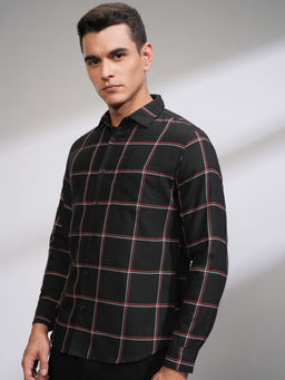 HIGHLANDER - Men Black Slim Fit Shirt