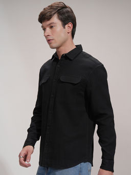 HIGHLANDER - Men Black Regular Casual Shirt