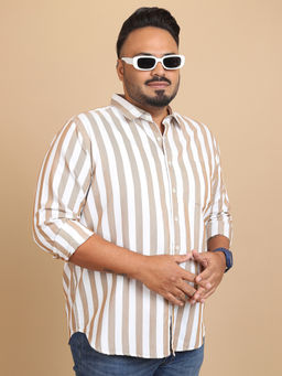 HIGHLANDER - Men Plus Size Multi-Color Regular Fit Casual Shirt