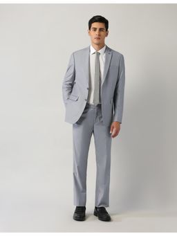 Arrow - Men Solid Tailored Fit Formal Two Piece Suit (Set of 2)