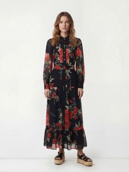 Cover Story - Black Floral Dress