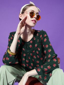 STREET 9 - Women Green Top