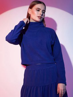STREET 9 - Women Blue Drop Needle Top