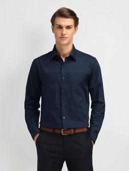 Arrow Newyork - Men's Blue Colorblock Shirt