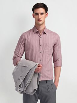 Arrow - Men's Pink Stripes Shirt