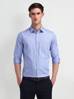 Arrow - Men's Blue Stripes Shirt