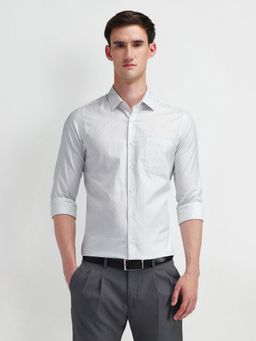 Arrow - Men's White Checks Shirt