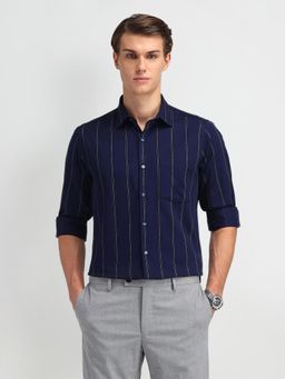 Arrow - Men's Blue Stripes Shirt