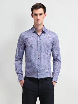 Arrow - Men's Blue Printed Shirt