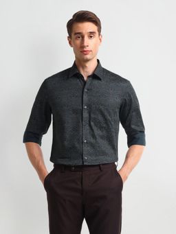 Arrow - Men's Green Printed Shirt