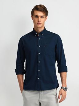 Arrow Sports - Men's Teal Solid Plain Shirt