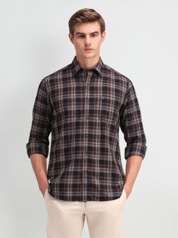Arrow Sports - Men's Brown Checks Shirt