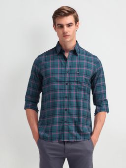 Arrow Sports - Men's Green Checks Shirt