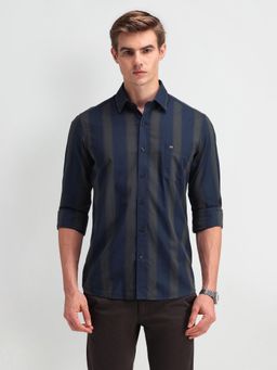 Arrow Sports - Men's Blue Stripes Shirt