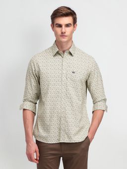 Arrow Sports - Men's Beige Printed Shirt