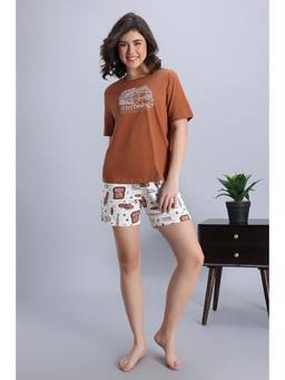 Zivame - Harry Potter Knit Cotton Loungewear Set - Whisper White