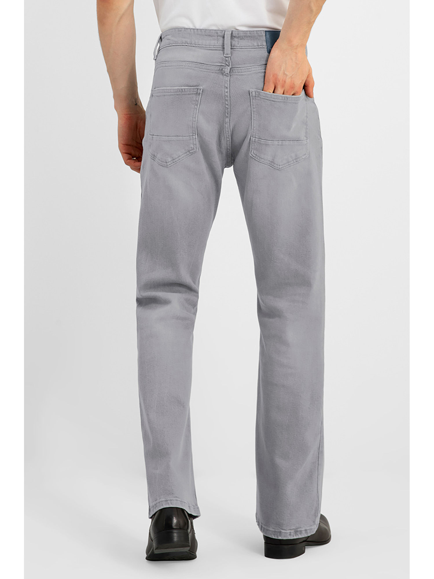 Buy Snitch Original Grey Bootcut Denim 
