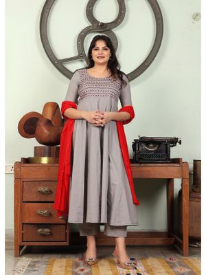 Imroz Teal Kurta Pant